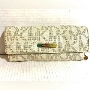 Michael kors MK signature print canvas wallet